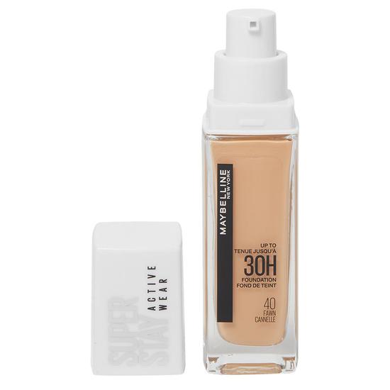 Maybelline Superstay Active Wear Full Coverage 30 Hour Long-Lasting Liquid Foundation 40 Fawn