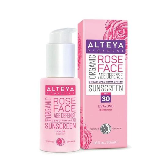Alteya Organics Sunscreen Rose Face Cream SPF 30