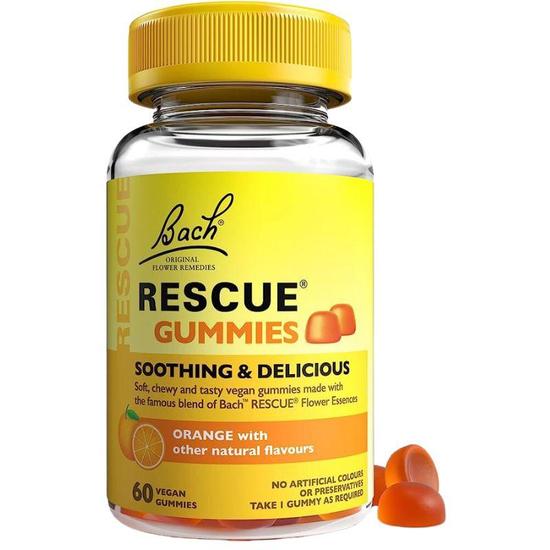Bach Rescue Remedy Gummies Orange Gummies 60 Gummies