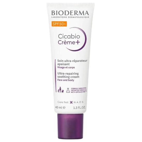 Bioderma Cicabio SPF 50+ Soothing, Skin Healing Cream With Sun Protection