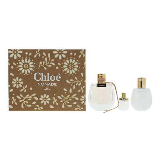 Chloé Nomade 3 Piece Eau De Parfum Gift Set 75ml