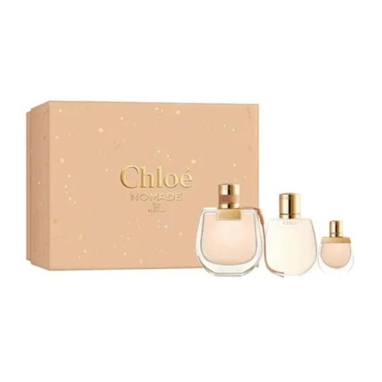 Chloé Nomade Eau De Parfum 75ml + Body Lotion 100ml + Eau De Parfum 5ml Gift Set