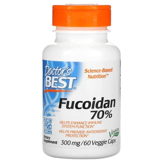 Doctor's Best Fucoidan 70% 300mg Vegicaps 60 Vegicaps