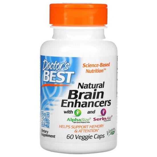 Doctor's Best Natural Brain Enhancers Vegicaps 60 Vegicaps