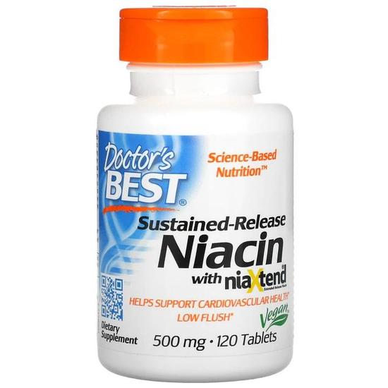 Doctor's Best Time-release Niacin With niaXtend 500mg Tablets 120 Tablets