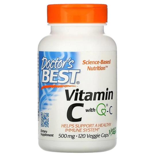 Doctor's Best Vitamin C With Quali-C 500mg Vegicaps 120 Vegicaps