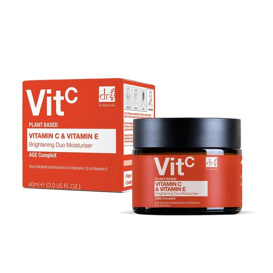 Dr Botanicals Vitamin C 1% & Vitamin E Brightening Duo Moisturiser 60ml