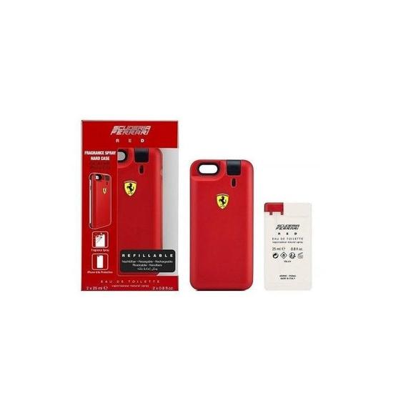 Ferrari Red Gift Set Eau De Toilette With IPhone 6 Case 25ml x 2