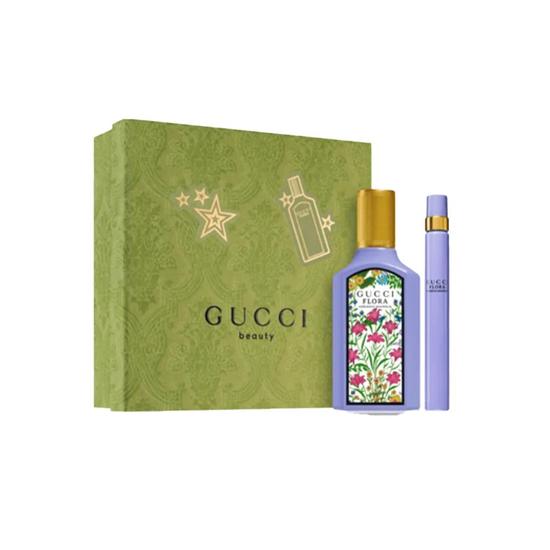 Gucci Flora Gorgeous Magnolia Eau De Parfum Women's Perfume Gift Set 50ml With 10ml Eau De Parfum
