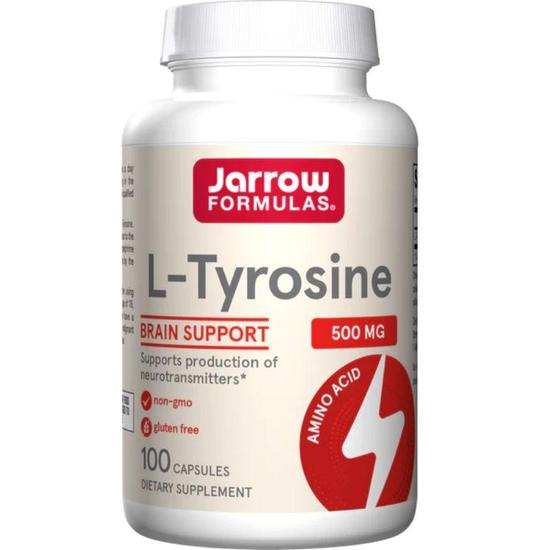 Jarrow Formulas L-Tyrosine 500mg Capsules 100 Capsules