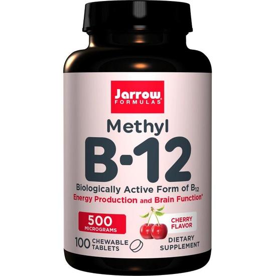 Jarrow Formulas Methyl B12 500mcg Lozenges 100 Lozenges