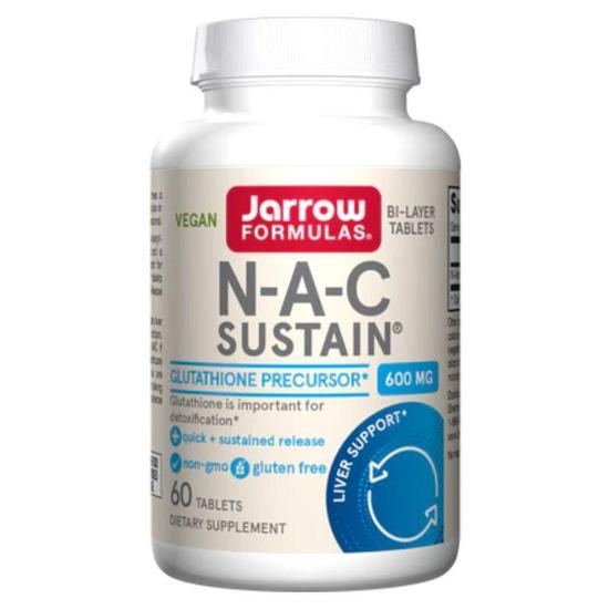 Jarrow Formulas N-A-C Sustain 600mg Tablets