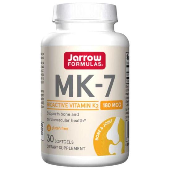 Jarrow Formulas Vitamin K2 MK7 180mcg Softgels 30 Softgels