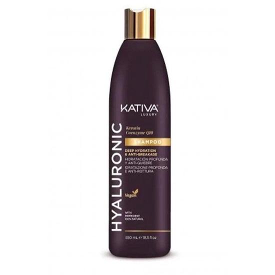 Kativa Luxury Shampoo Deep Hydration Anti Breakage Keratin Coenzyme Q10 355ml