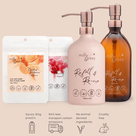 Kind2 Milly & Sissy 'Make The Switch' Hair & Body + Hand Wash Set