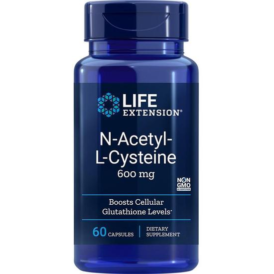 Life Extension N-Acetyl-L-Cysteine 600mg Vegicaps 60 Vegicaps