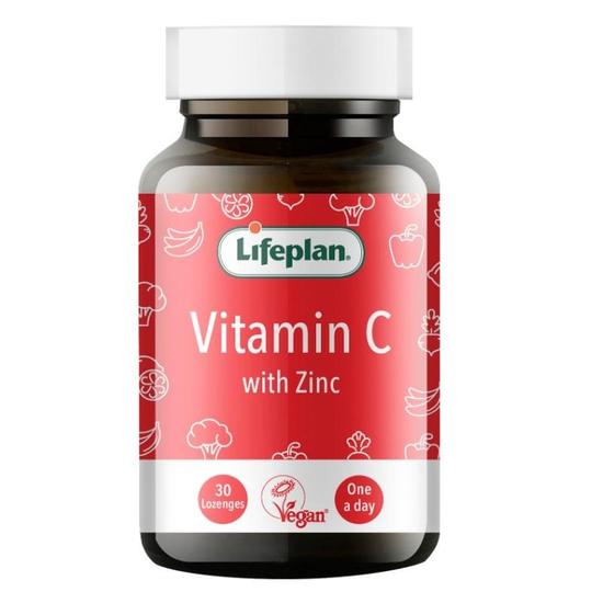 Lifeplan Vitamin C & Zinc Lozenges 30 Lozenges