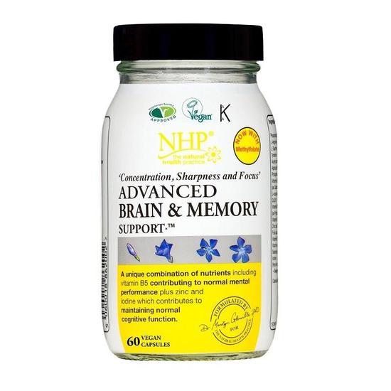 Natural Health Practice NHP Advanced Brain & Memory Capsules 60 Capsules
