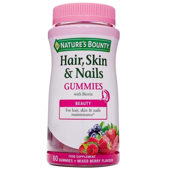 Nature's Bounty Hair, Skin & Nails Gummies 60 Gummies