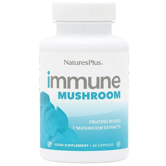Nature's Plus Immune Mushroom Complex Capsules 60 Capsules