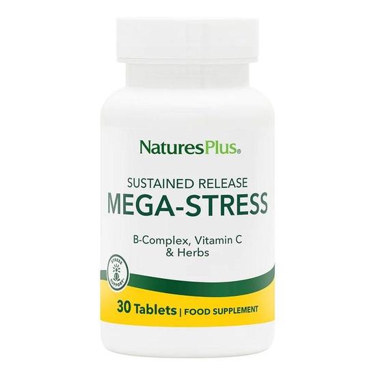 Nature's Plus Mega-Stress Sustained Release Tablets 30 Tablets