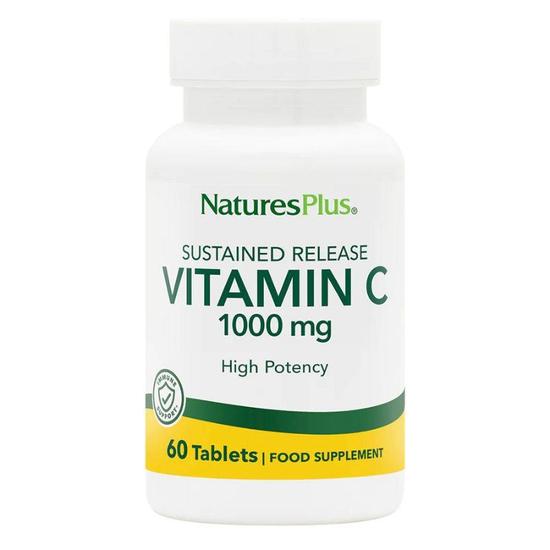 Nature's Plus Vitamin C 1000mg With Rose Hips Sustain Release Tablets 60 Tablets