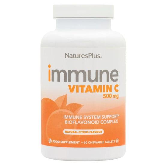 Nature's Plus Vitamin C 500mg Chew Tablets 60 Tablets