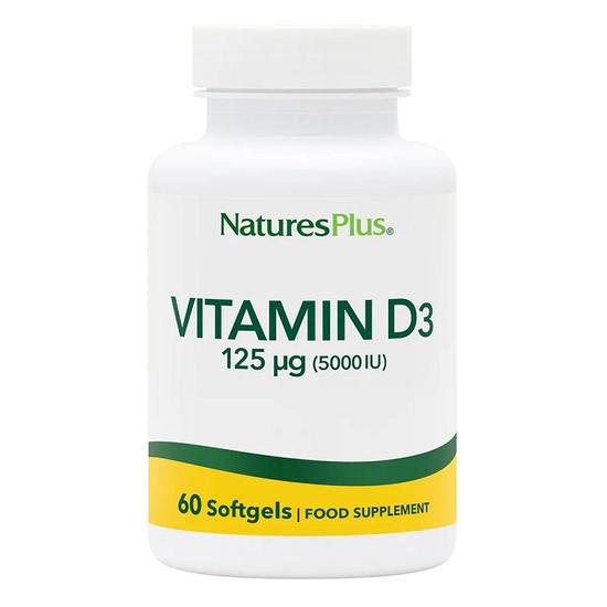 Nature's Plus Vitamin D3 5000iu Softgels 60 Softgels