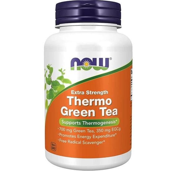 NOW Foods Thermo Green Tea Extra Strength Capsules 90 Capsules