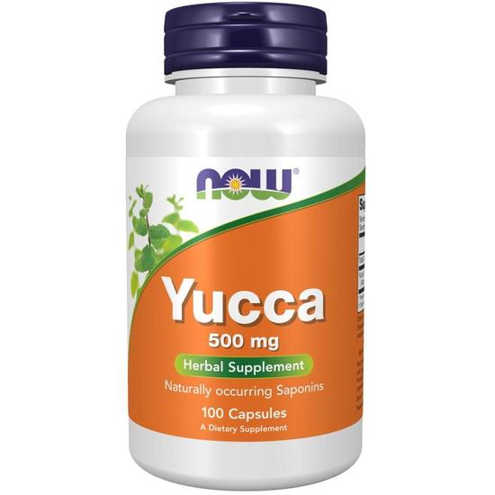 NOW Foods Yucca 500mg Capsules 100 Capsules