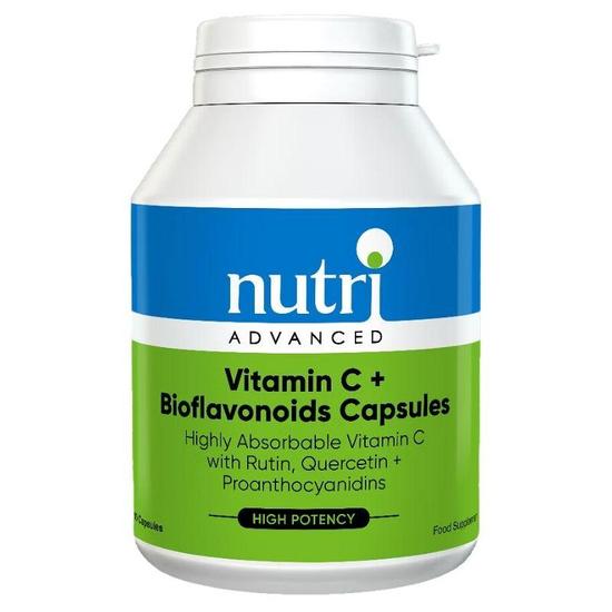 Nutri Advanced Vitamin C + Bioflavonoids Capsules 100 Capsules