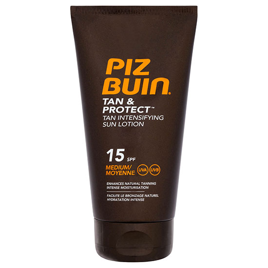 Piz Buin Tan & Protect Tan Intensifying Sun Lotion Medium SPF 15 150ml