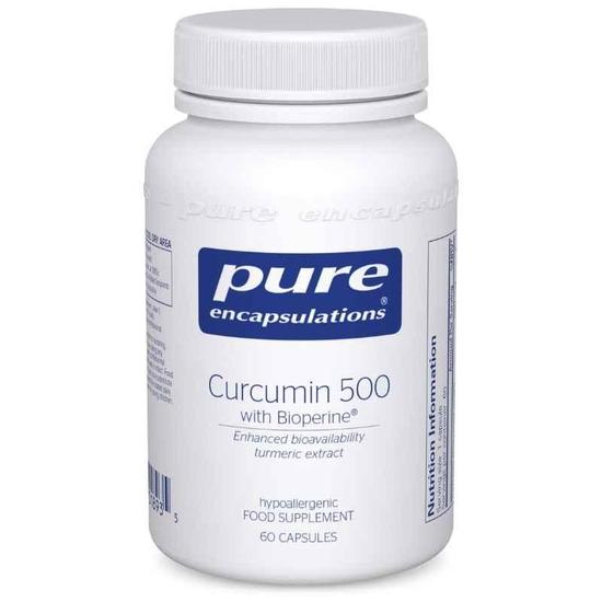 Pure Encapsulations Curcumin 500 With Bioperine Capsules 60 Capsules
