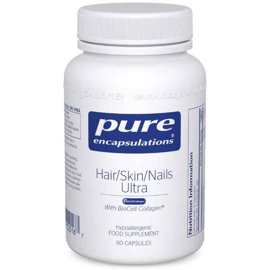 Pure Encapsulations Hair Skin Nails Ultra Capsules 60 Capsules