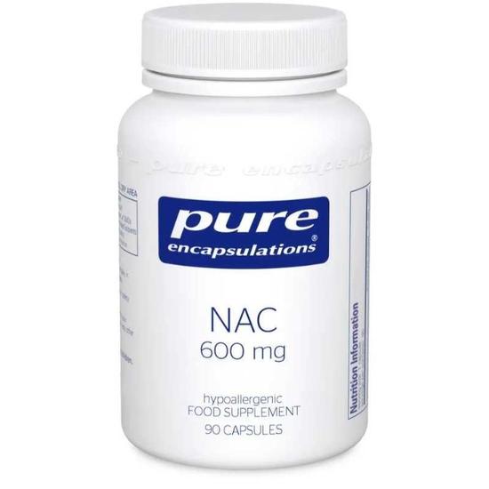 Pure Encapsulations NAC 600mg Capsules 90 Capsules