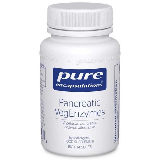 Pure Encapsulations Pancreatic VegEnzymes Capsules 180 Capsules