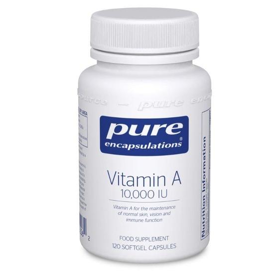 Pure Encapsulations Vitamin A 10, 000iu Capsules 120 Capsules