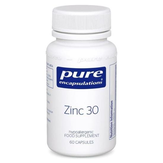 Pure Encapsulations Zinc 30 Capsules 60 Capsules