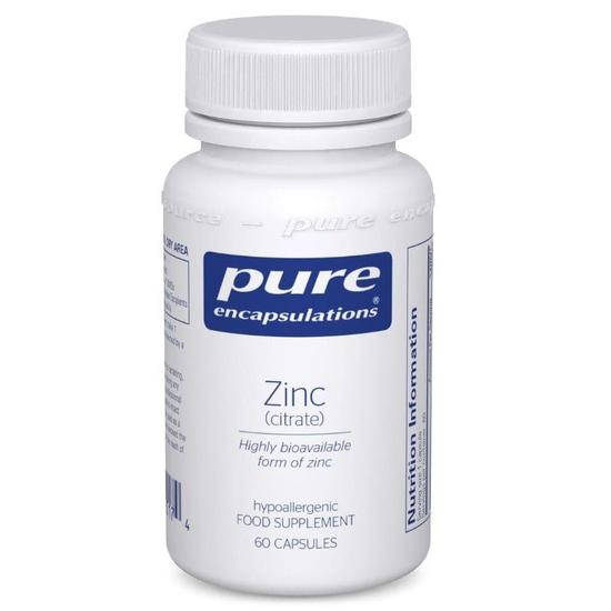 Pure Encapsulations Zinc Citrate Capsules 60 Capsules
