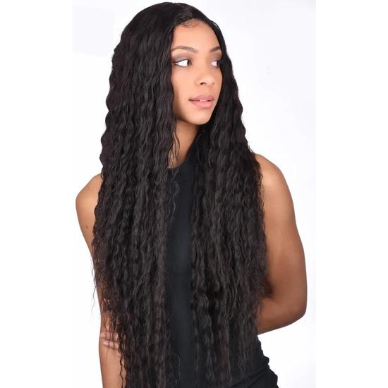 Sleek Hair Spotlight Luxurious Wigs Human Hair Mix Lace Wig Brisa Natural Black