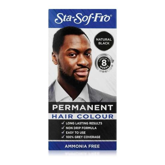 Sta-Sof-Fro Men Permanent Hair Colour Natural Black 25ml