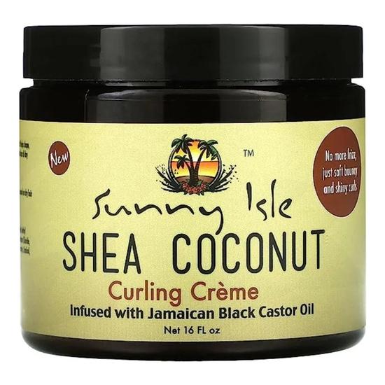 Sunny Isle Shea Coconut Curling Cream Infused With Jamaican Black Castor Oil 16oz