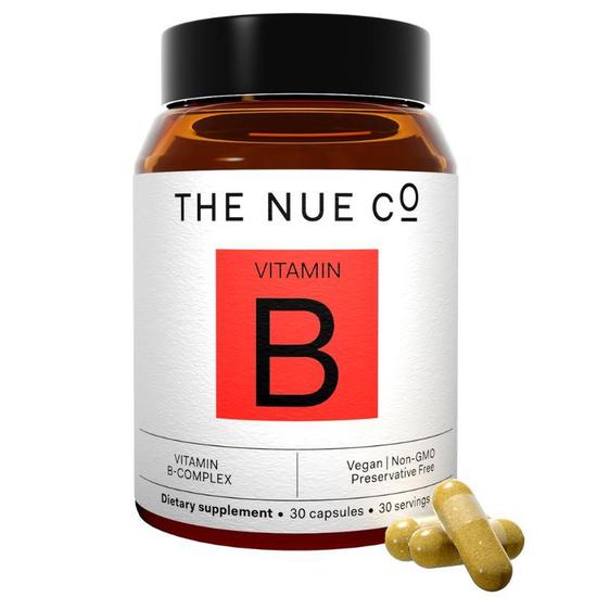 The Nue Co. Vitamin B Complex Capsules 30 Capsules