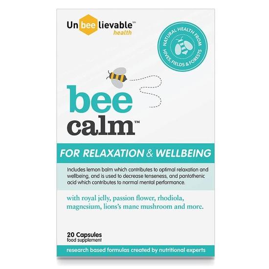 Unbeelievable Health Bee Calm Capsules 20 Capsules