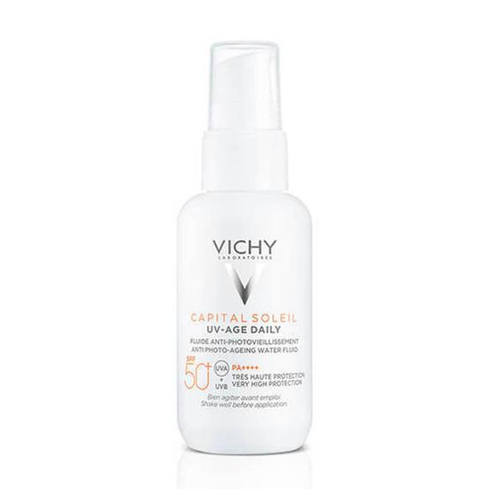 Vichy Capital Soleil Uv Age Daily SPF 50+ Invisible Sun Cream With Niacinamide 40ml