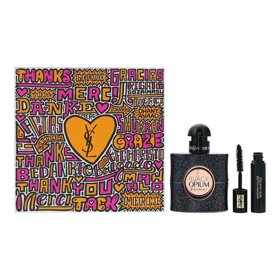 Yves Saint Laurent Black Opium 2 Piece Eau De Parfum Gift Set 30ml