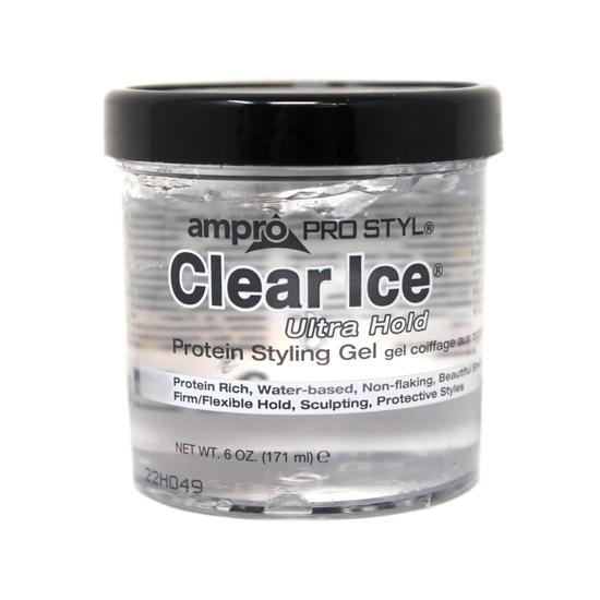 Ampro Pro Styl Clear Ice Ultra Hold Protein Styling Gel 6oz