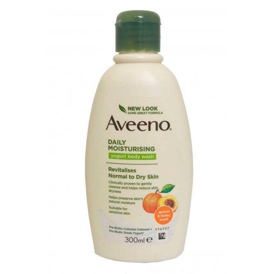 Aveeno Body Wash Daily Moisturising Yogurt Apricot Honey Normal To Dry Skin