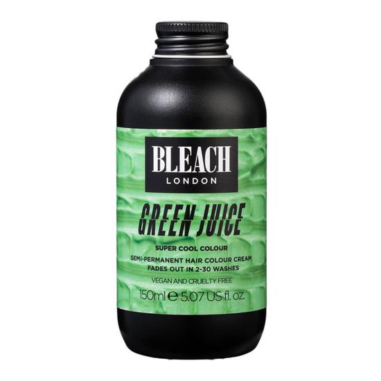 BLEACH LONDON Green Juice Super Cool Colour Semi-Permanent Hair Colour Cream