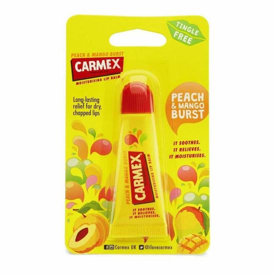 Carmex Classic Lip Balm Tube Peach & Mango